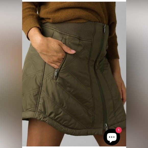 Prana Elsa black quilted skirt women small - Picture 12 of 16